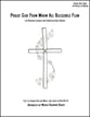 Praise God From Whom All Blessings Flow Unison choral sheet music cover